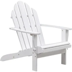 Fauteuil De Jardin Inclinable En Acacia FSC - 72,5 X 89,5 X H.94 Cm - Blanc
