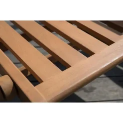 Fauteuil Pliant 2 Places Avec Plateau En Acacia FSC - 126x60x60 Cm -Le Coin Jardin fauteuil pliant 2 places avec plateau en acacia fsc 126x60x60 cm 3612407256408 438578