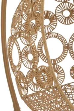 Fauteuil Suspendu Avec Coussins Aluminium Et Roseau Beige Ila -Le Coin Jardin fauteuil suspendu avec coussins aluminium et roseau beige ila 5400924207175 1336086