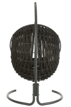 Fauteuil Suspendu Avec Coussins Métal Noir Vega -Le Coin Jardin fauteuil suspendu avec coussins metal noir vega 5400924216313 1336037