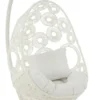 Fauteuil Suspendu Ovale Aluminium Blanc Balto