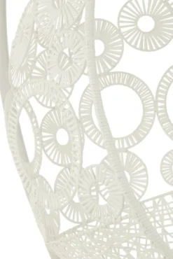 Fauteuil Suspendu Ovale Aluminium Blanc Balto -Le Coin Jardin fauteuil suspendu ovale aluminium blanc balto 5400924207069 1336097