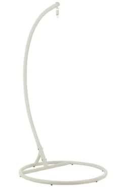 Fauteuil Suspendu Ovale Aluminium Blanc Balto -Le Coin Jardin fauteuil suspendu ovale aluminium blanc balto 5400924207069 1336100