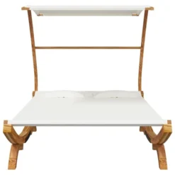 Hamac Avec Auvent 165x203x138 Cm Bois Courbé Massif Crème 8 Hamac Avec Auvent 165x203x138 Cm Bois Courbé Massif Crème -Le Coin Jardin hamac avec auvent 165x203x138 cm bois courbe massif creme 3666722762571 1409416