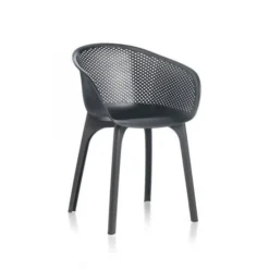 IDEA Lot De 2 Chaises De Jardin Nora Noir -Le Coin Jardin idea lot de 2 chaises de jardin nora noir 9006218863506 516524