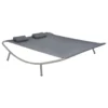 Lit De Jardin Anthracite 200x173 Cm Acier