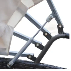 Lit De Jardin Avec Auvent Résine Tressée Marron Velass -Le Coin Jardin lit de jardin avec auvent resine tressee marron velass 3666722560085 384416