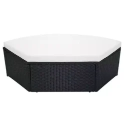 Lit De Jardin Modulable à Auvent Résine Tressée Noire Velass 7 Lit De Jardin Modulable à Auvent Résine Tressée Noire Velass -Le Coin Jardin lit de jardin modulable a auvent resine tressee noire velass 8718475501893 388856