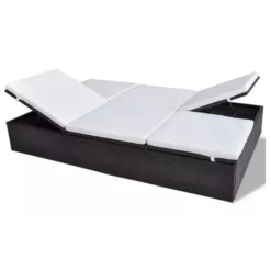 Lit De Jardin Résine Tressée Marron Et Polyester Blanc Imia 7 Lit De Jardin Résine Tressée Marron Et Polyester Blanc Imia -Le Coin Jardin lit de jardin resine tressee marron et polyester blanc imia 3666722559522 384940