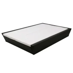Lit De Jardin Tissu Blanc Et Résine Tressée Noire Drawmi -Le Coin Jardin lit de jardin tissu blanc et resine tressee noire drawmi 3666722555821 388170