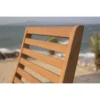 Lot De 2 Chaises De Jardin Pliantes En Acacia FSC - 47 X 57,5 X H.89,5 Cm