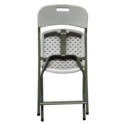 Lot De 2 Chaises Pliantes - Poudre Enduits Ossature D'acier - 42 X 42 X 87 Cm - Tube En Acier Ø 19 X 1 Mm -Le Coin Jardin lot de 2 chaises pliantes poudre enduits ossature d acier 42 x 42 x 87 cm tube en acier 19 x 1 mm 3612407824805 429845