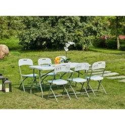 Lot De 2 Chaises Pliantes - Poudre Enduits Ossature D'acier - 42 X 42 X 87 Cm - Tube En Acier Ø 19 X 1 Mm -Le Coin Jardin lot de 2 chaises pliantes poudre enduits ossature d acier 42 x 42 x 87 cm tube en acier 19 x 1 mm 3612407824805 429847