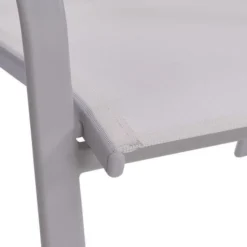 Lot De 2 Fauteuils En Acier - 54,5 X76 X 96cm - Gris -Le Coin Jardin lot de 2 fauteuils en acier 54 5 x76 x 96cm gris 3612408256605 438584