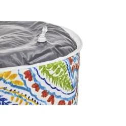 Pouf Gonflable Jardin Bocarnea - Assise 53 Cm - Revetement Spun Polyester 200 Mg - Motif Tropical Multicolore -Le Coin Jardin pouf gonflable jardin bocarnea assise 53 cm revetement spun polyester 200 mg motif tropical multicolore 3451571021913 516541