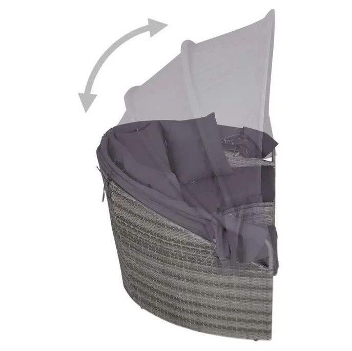 Salon De Jardin à LED 4 Pièces Résine Tressée Et Tissu Gris Uvo 3 Salon De Jardin à LED 4 Pièces Résine Tressée Et Tissu Gris Uvo – Image 3