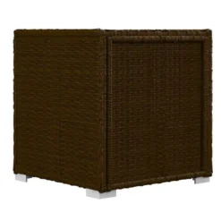 Set Chaise Longue Et Table Tissu Blanc Et Résine Marron Viali 8 Set Chaise Longue Et Table Tissu Blanc Et Résine Marron Viali -Le Coin Jardin set chaise longue et table tissu blanc et resine marron 3666722554428 389560