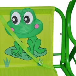 Siège Balançoire Pour Enfants Vert -Le Coin Jardin siege balancoire pour enfants vert 3666722181273 1216931
