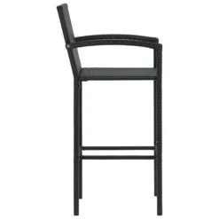 Tabourets De Bar 2 Pcs Noir Résine Tressée 11 Tabourets De Bar 2 Pcs Noir Résine Tressée -Le Coin Jardin tabourets de bar 2 pcs noir resine tressee 3666722354820 943909