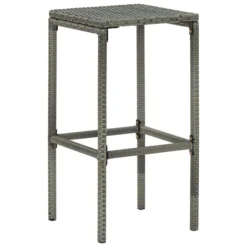 Tabourets De Bar Avec Coussins 4 Pcs Gris Résine Tressée 10 Tabourets De Bar Avec Coussins 4 Pcs Gris Résine Tressée -Le Coin Jardin tabourets de bar avec coussins 4 pcs gris resine tressee 3666722354868 943876