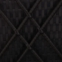 Transat Convertible Avec Coussins Résine Tressée Noir -Le Coin Jardin transat convertible avec coussins resine tressee noir 3666722763547 1414426