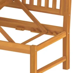 VidaxL Lit De Jour Avec Coussin Gris 200x60x75 Cm Bois D'acacia Solide -Le Coin Jardin vidaxl lit de jour avec coussin gris 200x60x75 cm bois d acacia solide 3666722922715 1512416